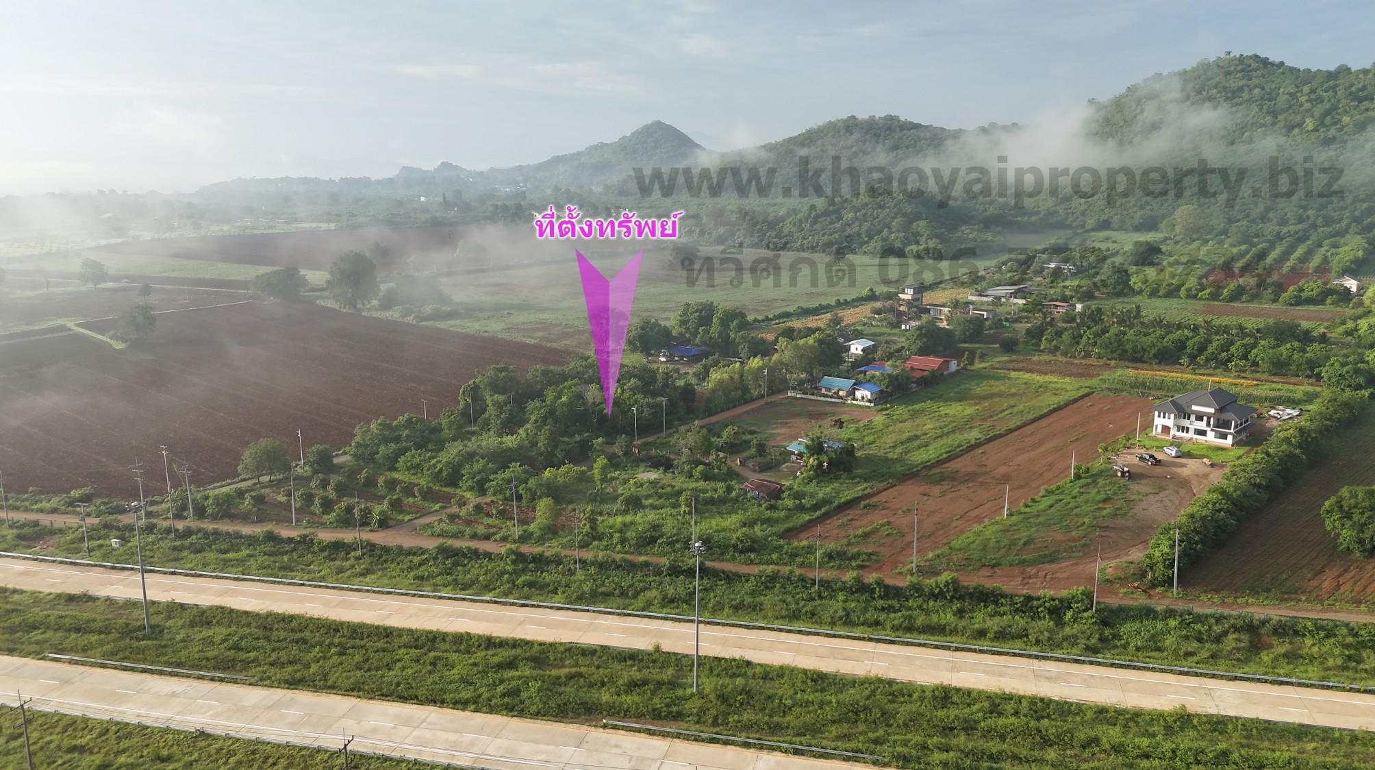 ขายที่ดินเปล่าถมแล้วขนาด 354 ตารางวา ติดถนน 3 ด้าน ริมมอเตอร์เวย์ M6 - Image 4