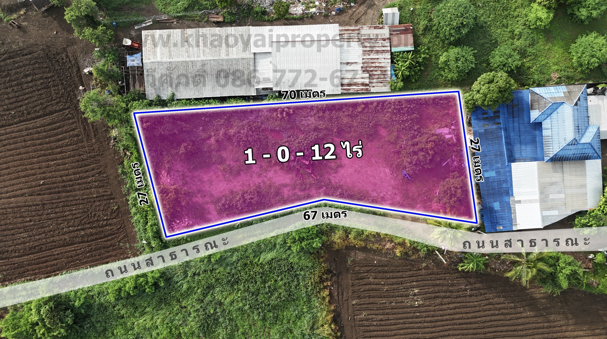ที่ดินเปล่าถมแล้วขนาด 1 – 0 – 12 ไร่ บ้านมอกะหาดเขาใหญ่ - Image 4